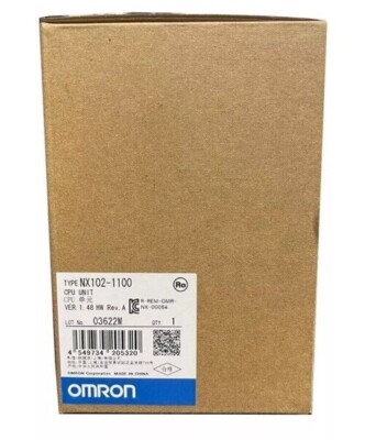 NX102-1100 New Sealed Omron NX102 CPU Unit NX102-1100