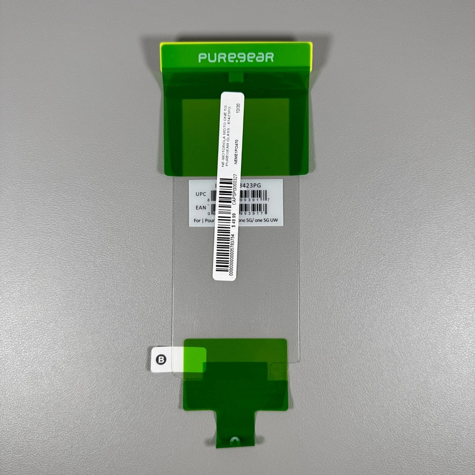 Protectores de pantalla Pure Gear para Motorola One 5G / One 5G UW - 3x HD vidrio transparente Foto 3 de 4