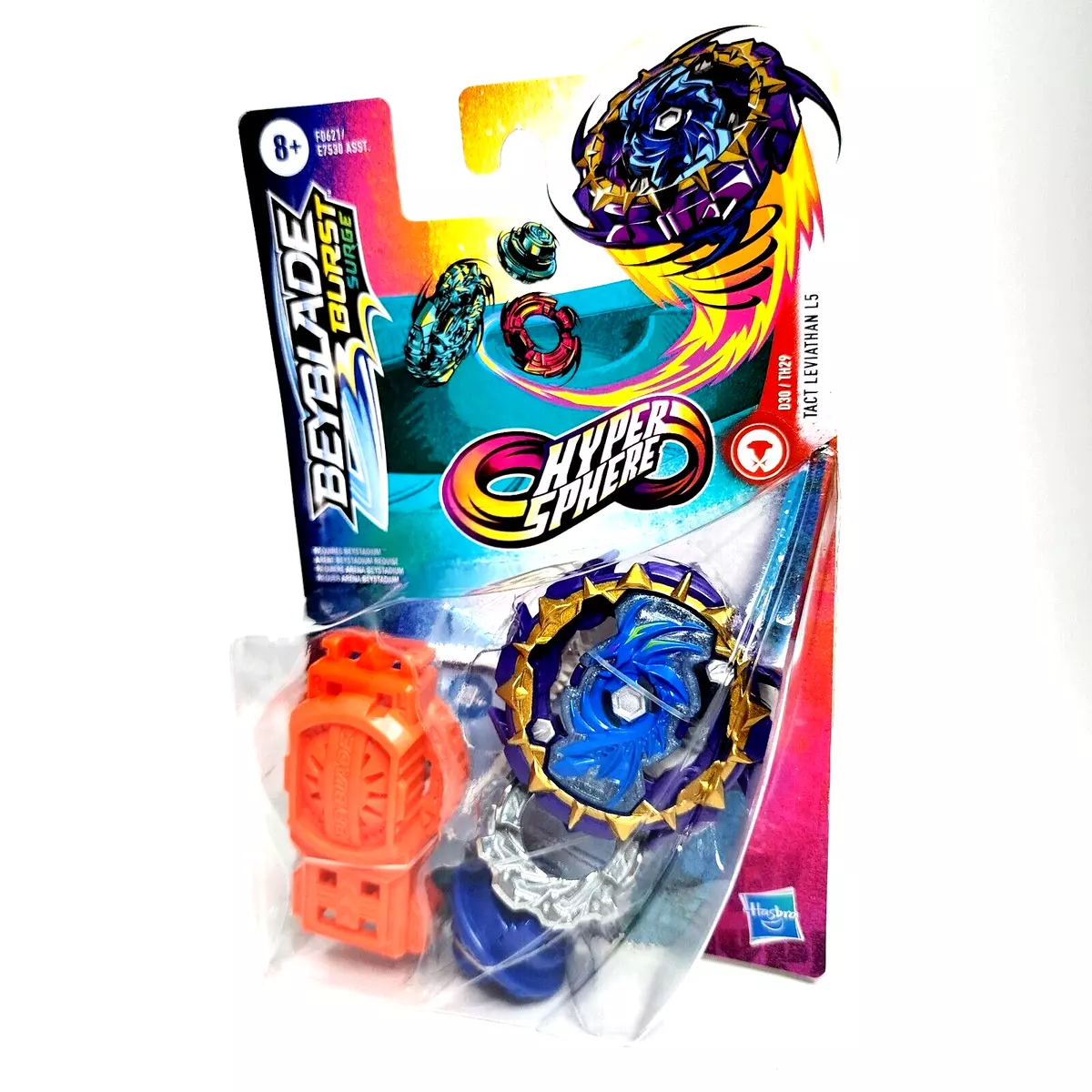 Pião BEYBLADE Lançador Hypersphere Tact Leviathan L5