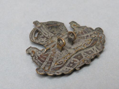 WWI N.A.C.B. British Navy & Army Canteen Board Cap Badge NAAFI - Picture 3 of 3