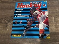 1989-90 Panini Hockey Sticker Album Bobby Smith Cover