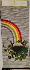 Storehouse St. Patrick’s Day Tablerunner Rainbow Pot Of Gold Embellished 72"