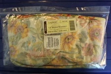 Longaberger Sunflower Floral 13" or 13 inch Round Keeping Basket Liner #23441260