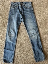 Ralph Lauren Kids Distressed Slim Jeans - Size 16 - Denim Pants