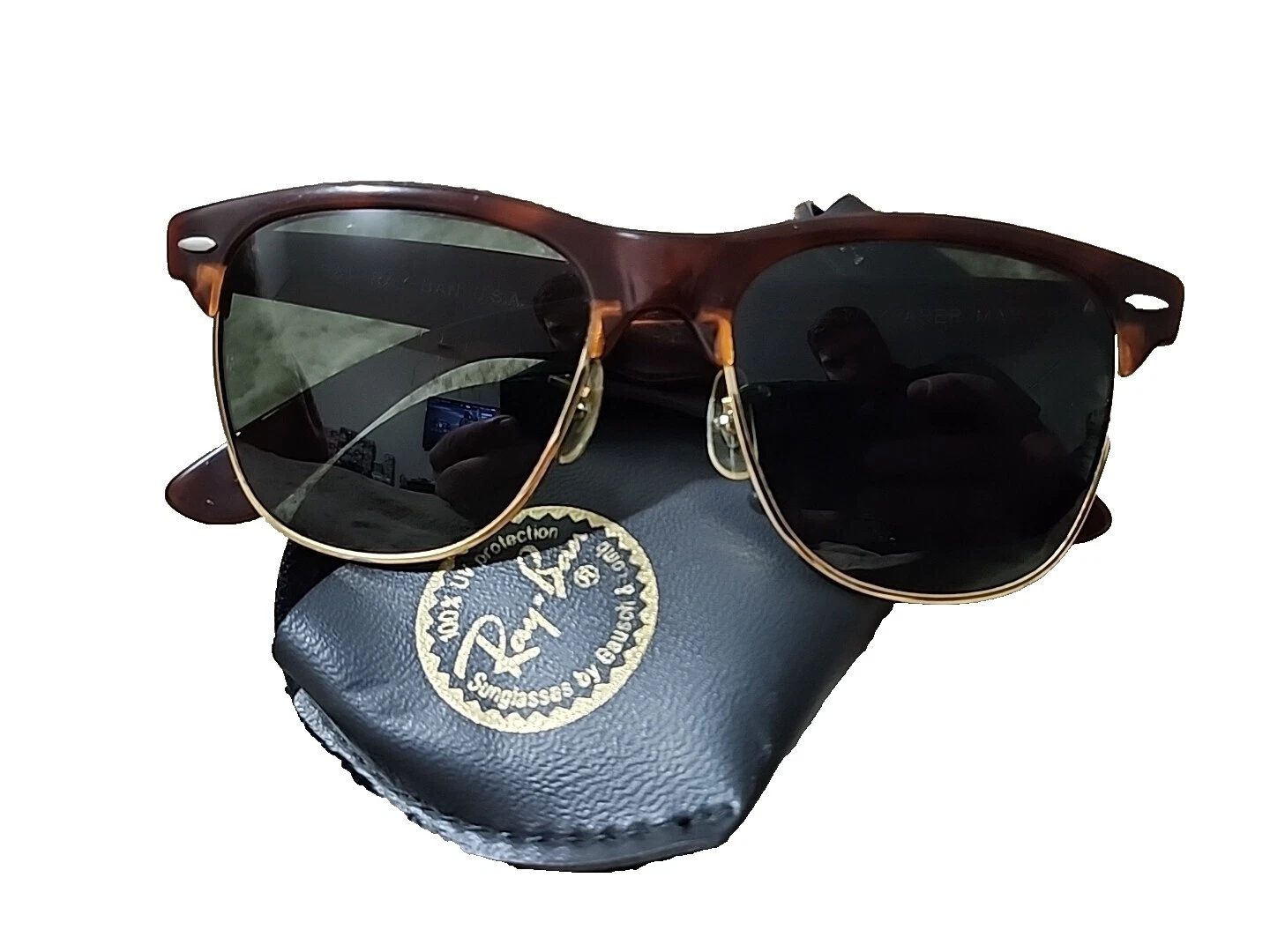 Marco de Metal Ray-Ban redondas Vintage Gafas de sol