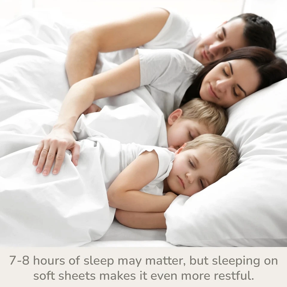 600TC Egyptian Cotton Sheet Set 15-18" Deep Pocket Stripe (Choose Size & Color) - Image 4 of 4