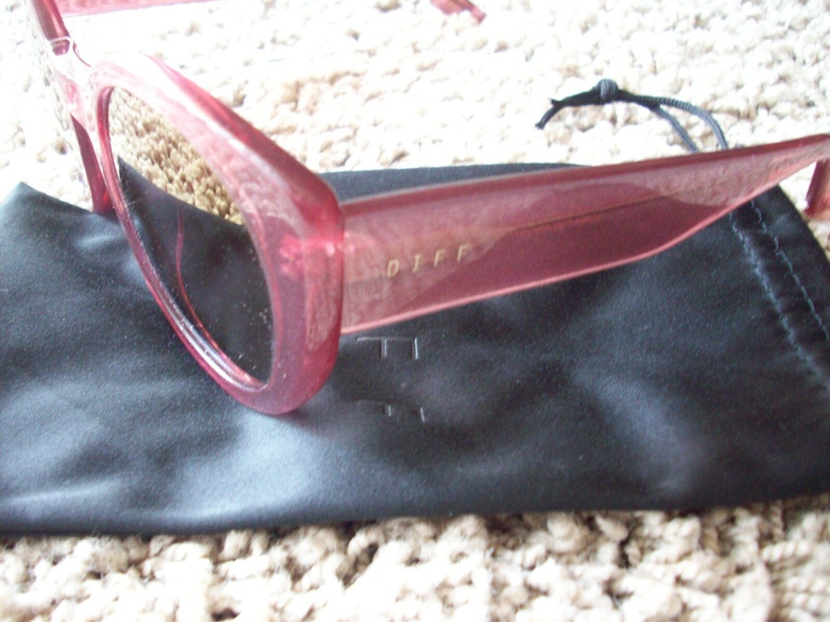 NEW DIFF Luna Rose Glitter Polarized QG-TB37P Sunglasses +  display picture 2