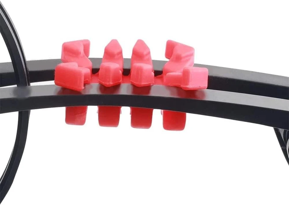 Amortiguadores de extremidades de arco para amortiguadores de extremidades de ballesta compuesto tiro con arco rojo dividido Foto 2 de 4