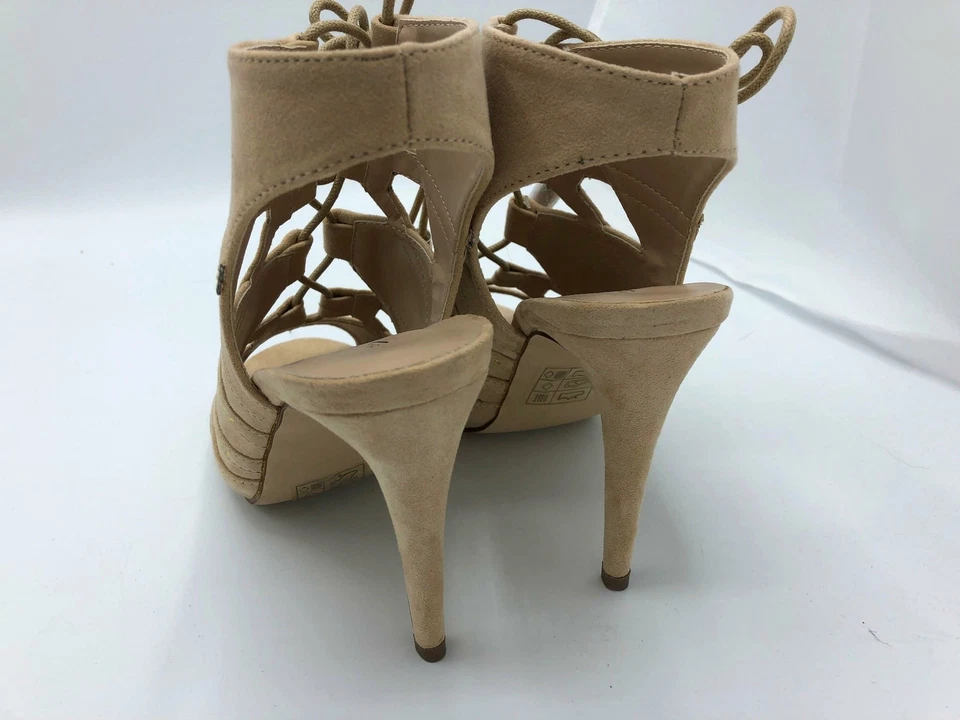 Call It Spring Duchess Faux Suede Dress Sandal (1992) Bone Size 7M - Image 3 of 4