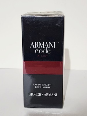 Armani Code A-List by Giorgio Armani EDT Pour Homme men 1.7 oz / 50 ml spray