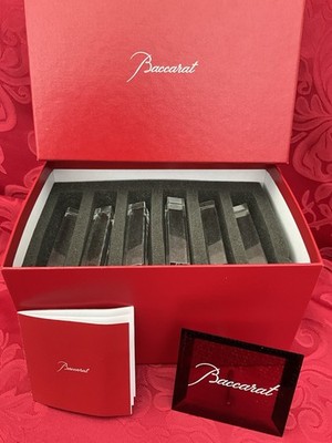 NIB FLAWLESS Unique BACCARAT France 6 Glass VEGA Crystal KNIFE