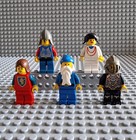 LEGO Castle Castle Minifigures Figure Princess Knight Wizard 5 Pieces P41 (5)
