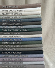 Pure Linen Fabric by the Yard Soft Washed Flax Sewing Material Clothing 58" Wide