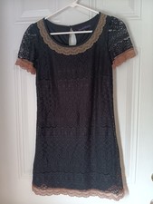 Little Black Dress Sugarhill Boutique Lace With Lining Size Small