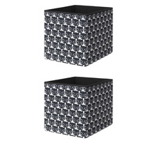 2x IKEA DRONA Storage Boxes for Kallax Shelving Unit Organizer 33x38x33cm