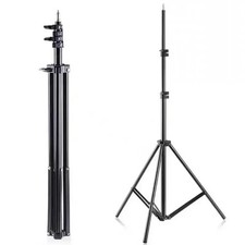 Metal Aluminum Alloy Light Stand Photography Portable Tripod with 1/4 Screw for