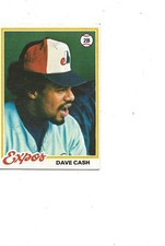 1978 TOPPS EXPOS 2B DAVE CASH
