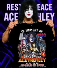 Ace Frehley Memorial Shirt, Thank You For The Memories TShirt, Multicolors S-5XL