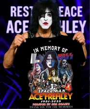 Ace Frehley Memorial Shirt, Thank You For The Memories TShirt, Multicolors S-5XL
