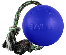 Jolly Pets (2202-RY-8) Jolly Pets Romp-N-Roll Ball Color: Blue, Size: 20" H x 8"