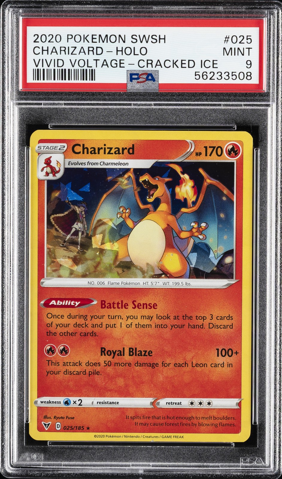 Charizard Cracked Ice #25