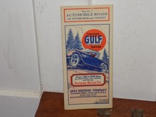 Vintage Gulf Pittsburgh and Vicinity Road Map
