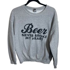 Luke Combs concert tour sweatshirt  Beer never broke my heart  size medium