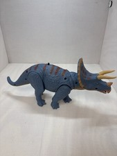 Mattel Jurassic World Triceratops Dinosaur Toy Figure Blue Brown GDT41