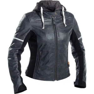 Richa Toulon 2 Ladies Motorcycle Motorbike Leather Jacket Grey