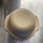 Th Pampered Chef LTD Stoneware Mini 9" Baking Bowl “K” EUC MUST SEE — photo 5