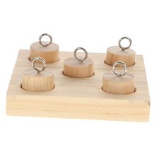 Parrot Toys Interactive Wear-Resistant Parakeet Toy for Conures Cockatiels