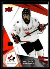 2026 Upper Deck Team Canada Juniors Red Foil #68 Maddox Dagenais
