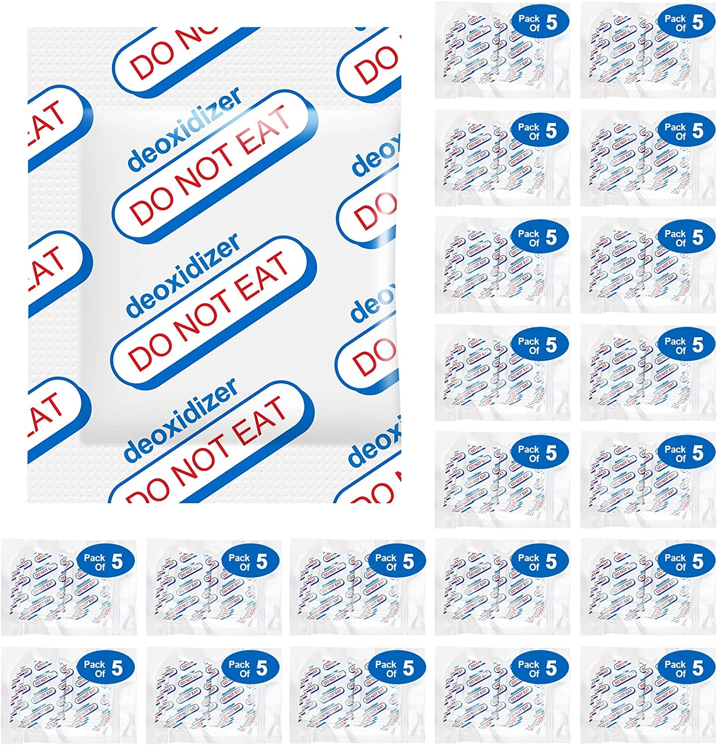 400Cc Oxygen Absorbers for Food Storage - 100 Count (20X Packs of 5) - for Long
Opens in a new windo