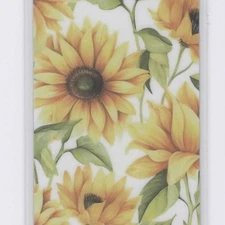 2x6 Inch Cheerful Sunflower Bookmark For Books, Gift For Bookworms & Book Lovers