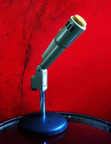 Vintage 1950's Executone EXC-P / Electro Voice 664 dynamic microphone w stand