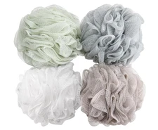 BTYMS Bath Sponge Shower Loofahs 60g Mesh Pouf Bath Scrunchies Body Wash Puff Sh