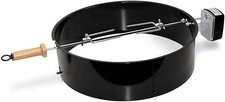Weber Kettle Grill Rotisserie Kit For 22 Inch Charcoal Grill - Great For Slow