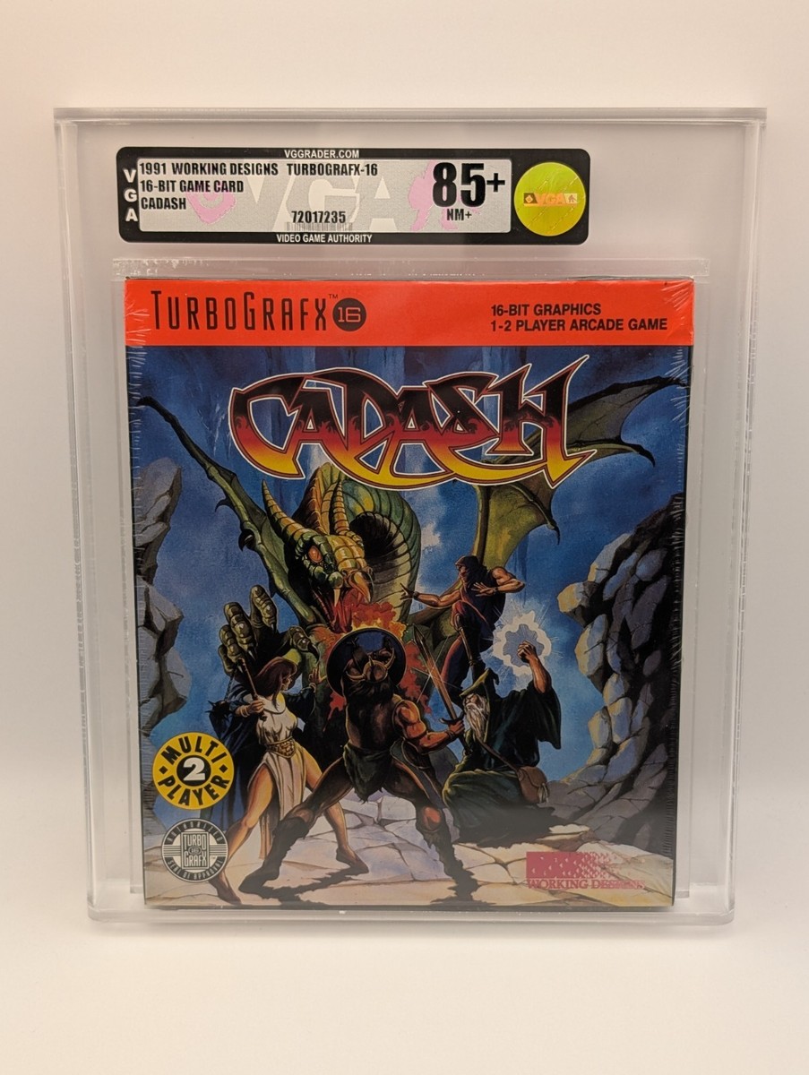 VGA 85+ Cadash TurboGrafx TG16 Factory Sealed New! Turbo Grafx Duo