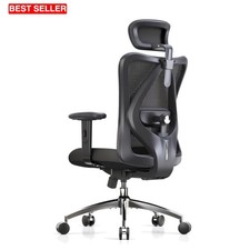 Adjustable High Back Mesh Desk Chair with Lumbar Support, 330lbs Capacity