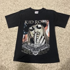 RARE Kid Rock 2011 Born Free Tour Shirt -DETROIT ONLY 40th Birthday Bash Adult S