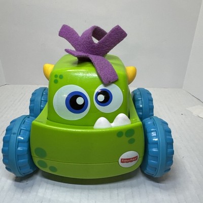 Fisher Price Press N Go Green Monster Truck Interactive Play Toy