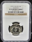 1999 S Silver Georgia State Quarter NGC PF70 Ultra Cameo — photo 1