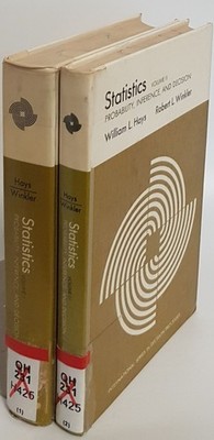 Statistics: Probability, Inference, and Decision (2 vols./ 2 Bände KOMPLETT) Hay