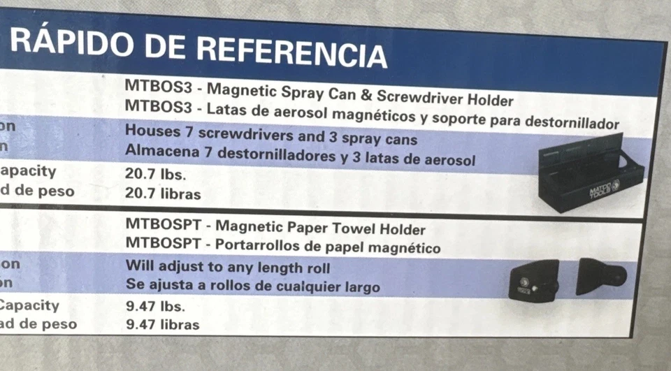 Matco Toolbox 4 PC Magnetic Organization Holder Set - Image 4 of 4