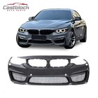 For 2014-2020 BMW 4 Series F32 F33 to M4 Style Front Bumper Body Kit W/O Grille
