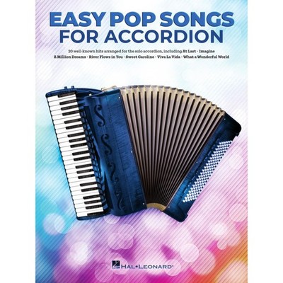 Hal Leonard Easy Pop Songs for Accordion - Noten Sammlung für Akkordeon