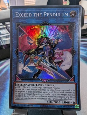 YuGiOh! Exceed The Pendulum AGOV-DE045 Super Rare 1st Ed