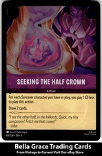 Seeking the Half Crown #64/204 Azurite Sea Disney lorcana Rare Foil