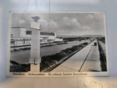W.K.2 Mannheim Reichsautobahn gelaufen 16.5.1942