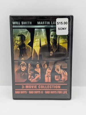Bad Boys 3-Movie Collection DVD Set Will Smith Martin Lawrence OOP New / Sealed